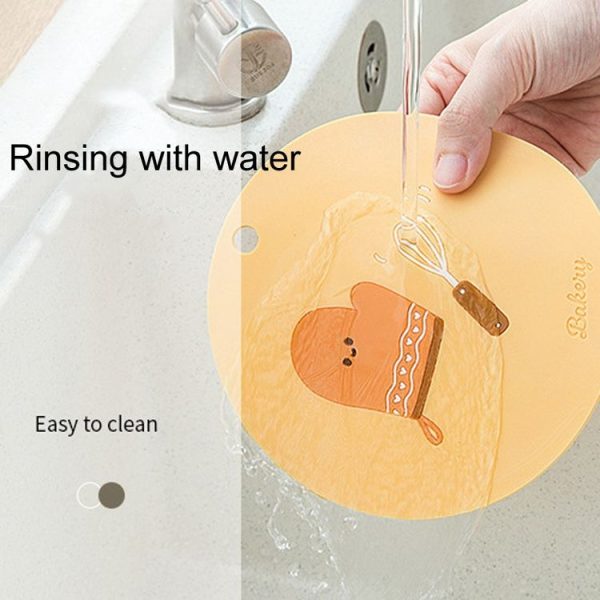 Household Cartoon Heat Insulation Mat Kitchen High Temperature Resistant Baking Placemats, Style: Bread - Image 7
