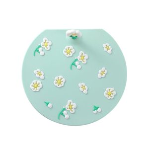 Kitchen Bathroom Anti Clogging Sink Floor Drain Cover Sewer Floor Drain Deodorizer (Plum Blossom)