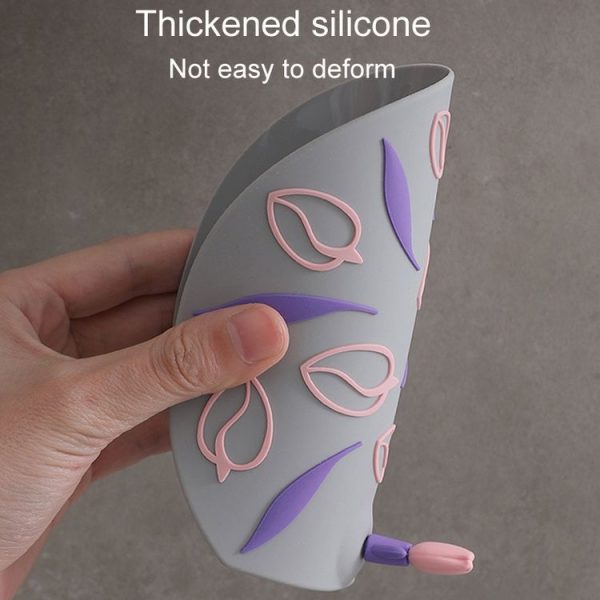Kitchen Bathroom Anti Clogging Sink Floor Drain Cover Sewer Floor Drain Deodorizer (Plum Blossom) - Image 10