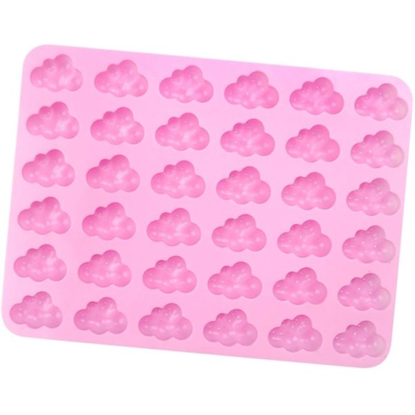 36 Grids Cloud Silicon Chocolate Model Cake Decoration Mold (Pink) - Image 3