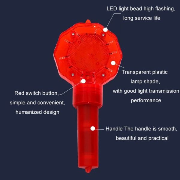 Traffic Warning Plum Blossom Light Handheld Construction Roadblock Light - Image 5