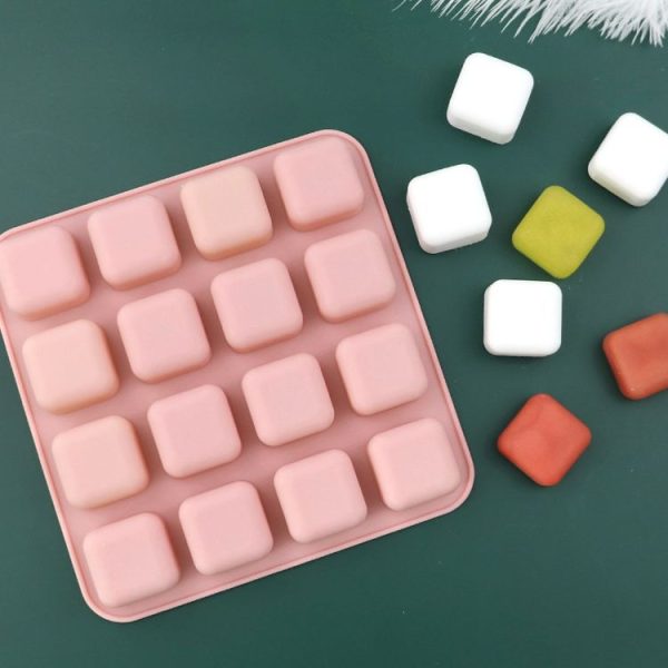 16 Grids Cake Frozen Nornea Cake Mold Baking Tool (Pink) - Image 2