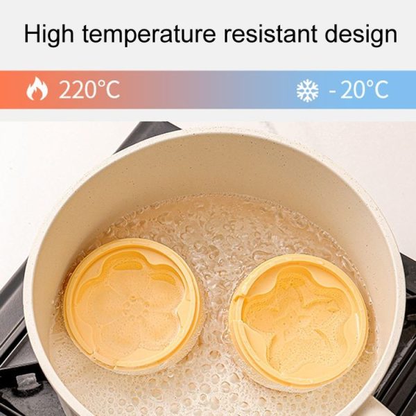 Homemade Dual Layer Ice Cream Mould Summer DIY Frozen Silicone Ice Box (Apricot Color) - Image 8