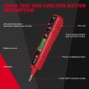 HABOTEST LCD Digital Display Sound Light Alarm High Sensitivity Test Pen (HT89A) - Image 4