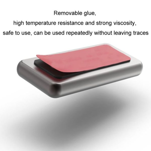 Car Metal Wood Aromatherapy Magnetic Luminous Car Moving Number Plate (Metal+Log) - Image 4