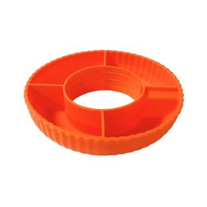 Stanley Quencher 40oz Tumbler With Handle Snack Tray Silicone Reusable Snack Container (Orange)