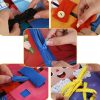Children Wooden Multi-layer Practice Dressing Board Montessori Early Learning Educational Toy (Girl Model) - Image 5