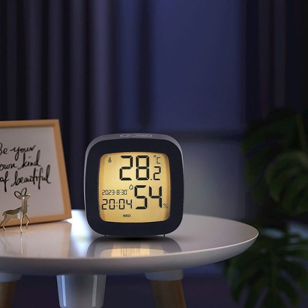 Multifunctional Temperature and Humidity LCD Clock Home Bedside Alarm Clock (2306 White) - Image 8