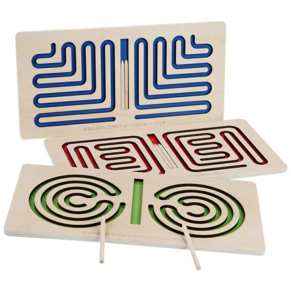 Left And Right Brain Motion Training Maze Toy Children Thinking Enlightenment Puzzle Teaching Aids (Green) - Image 2