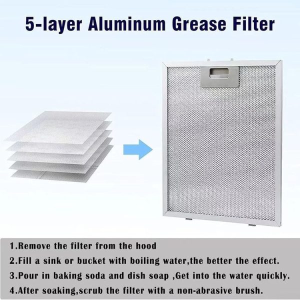 Poweka Bosch Range Hood Filter Replacement Parts 310 x 250 x 9mm - Image 4