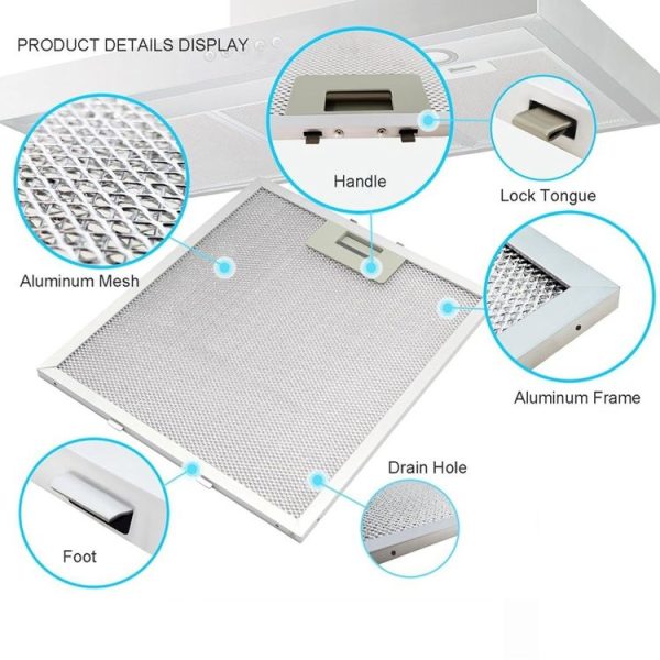 Broan 19329133 Range Hood Filter Replacement Part 260 x 230 x 9mm - Image 3