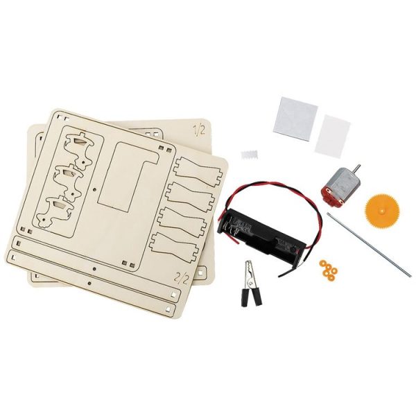 Electrical Carousel Assembly Model Children DIY Science Technology Production Homemade Toy - Image 4