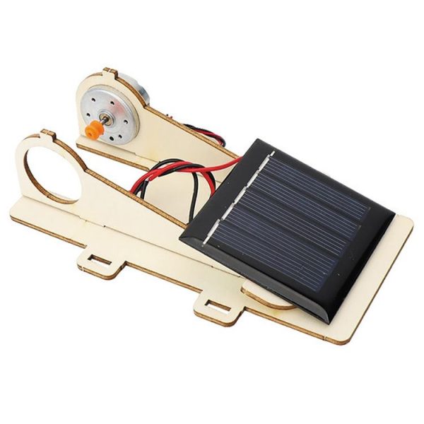 Solar Car DIY Wooden Assembly Children Educational Toy Science Technology Creator Work - Image 5