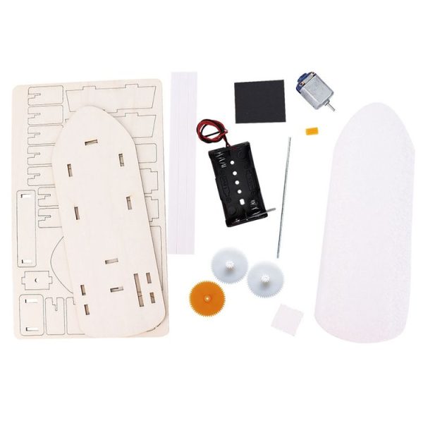 Children DIY Homemade Electrical Boat Model Science Classroom Experiment Material Kit - Image 2