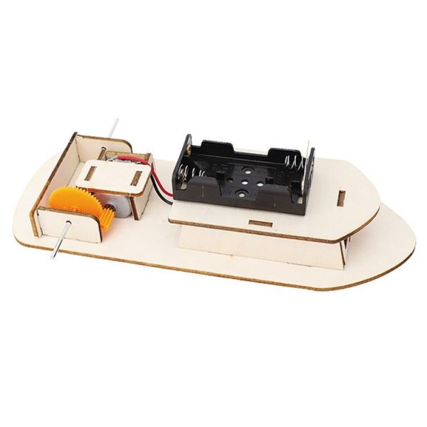Children DIY Homemade Electrical Boat Model Science Classroom Experiment Material Kit - Image 6