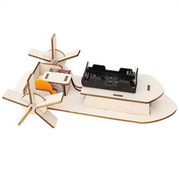 Children DIY Homemade Electrical Boat Model Science Classroom Experiment Material Kit - Image 7