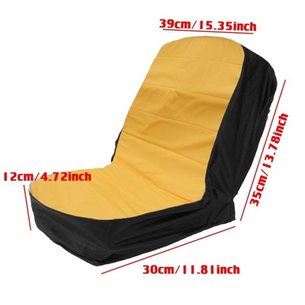 15 Inch Heavy-Duty Agricultural Vehicle Lawn Mower Seat Dust Cover - Image 2