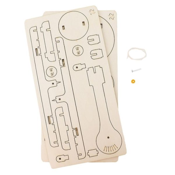 Homemade Balance Scale Kit Children Wooden Assembly Educational Toy Science Lever Teaching Aids - Image 2