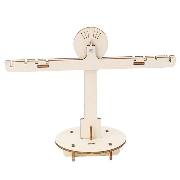 Homemade Balance Scale Kit Children Wooden Assembly Educational Toy Science Lever Teaching Aids - Image 5