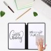 A5 Whiteboard Notebook Portable Erasable Draft Book Note Message Board (Cyan) - Image 3