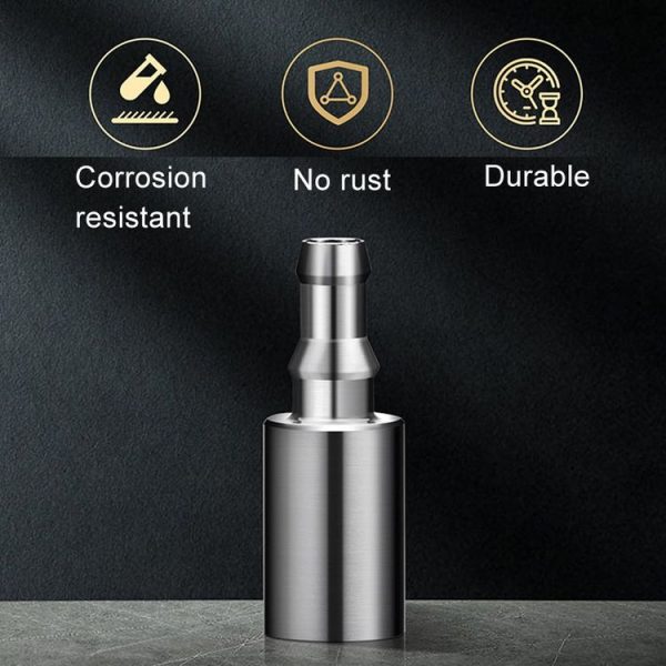 KAMJOVE Barrel Water Inlet Pipe Countersunk Head 304 Stainless Steel Upper Water Pipe Sinker Head (Stainless Steel Color) - Image 3
