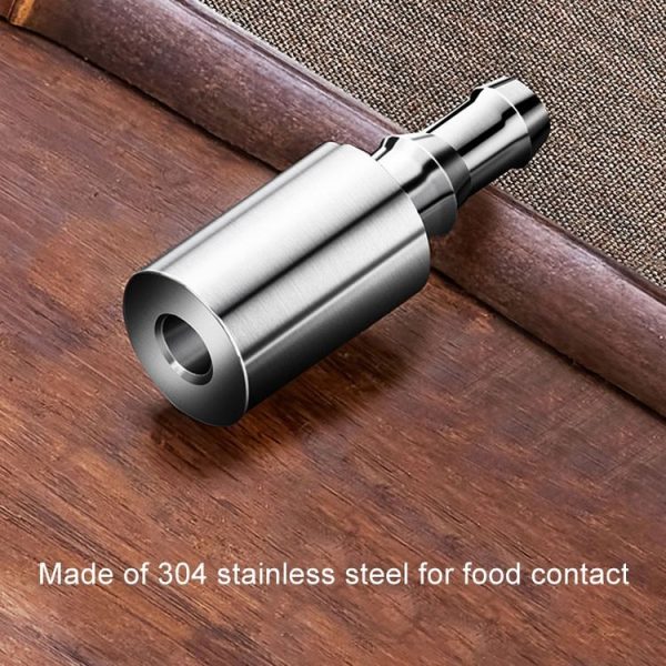 KAMJOVE Barrel Water Inlet Pipe Countersunk Head 304 Stainless Steel Upper Water Pipe Sinker Head (Stainless Steel Color) - Image 4