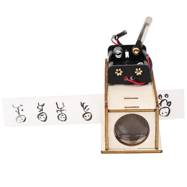 DIY Children Homemade Slide Projector Pupils Educational Toy Science Experiment Equipment - Image 3