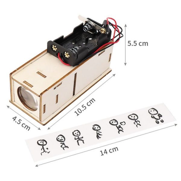 DIY Children Homemade Slide Projector Pupils Educational Toy Science Experiment Equipment - Image 4