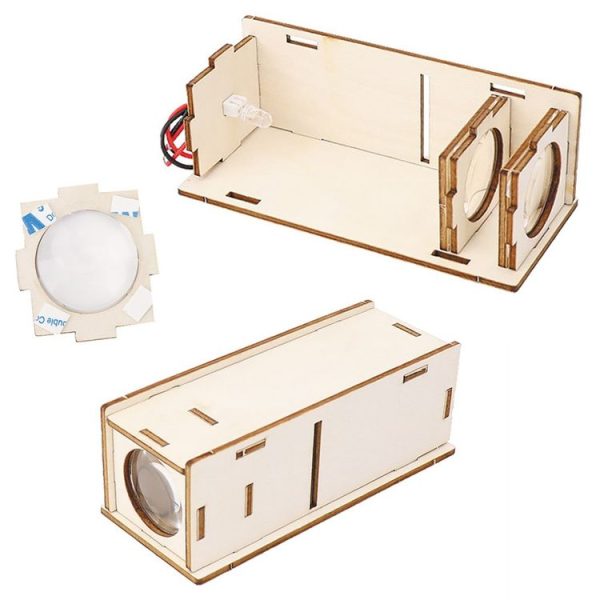DIY Children Homemade Slide Projector Pupils Educational Toy Science Experiment Equipment - Image 5