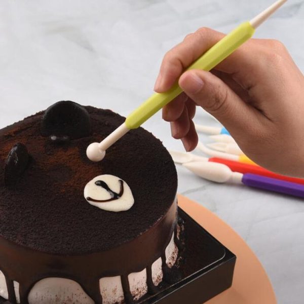 9 In 1 Plastic Fondant Sculpture Pen Tools Pottery Clay Sculpting Modeling Tools - Image 4