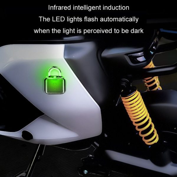 Car Solar Flashing Atmosphere Anti-Theft Warning Lock Light (Three Color Light) - Image 8