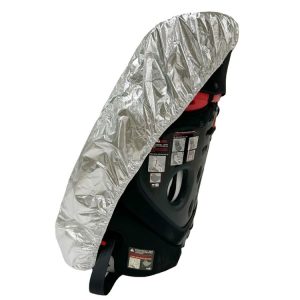 50x90cm Universal Baby Safety Seat Sunshade Dustproof Cover (Silver)