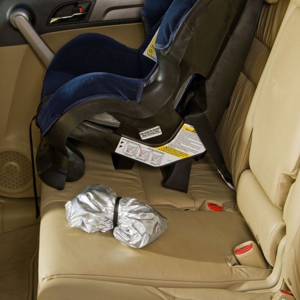 50x90cm Universal Baby Safety Seat Sunshade Dustproof Cover (Silver) - Image 6