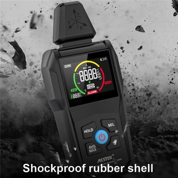 MESTEK EMF01 Electromagnetic Radiation Detector Highly Sensitive 3-Axis Sensing Probe - Image 7