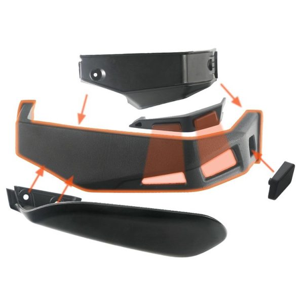 Can-Am Ryke 600 / 900 Plastic Hand Guard Air Deflector Kit (CAM-003) - Image 4