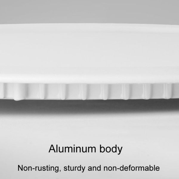 Recessed Concealed Ceiling Downlight Household Wide Voltage Thin Tube Panel Light, Model: 3W Round Opening 75mm (6000K White Light) - Image 4