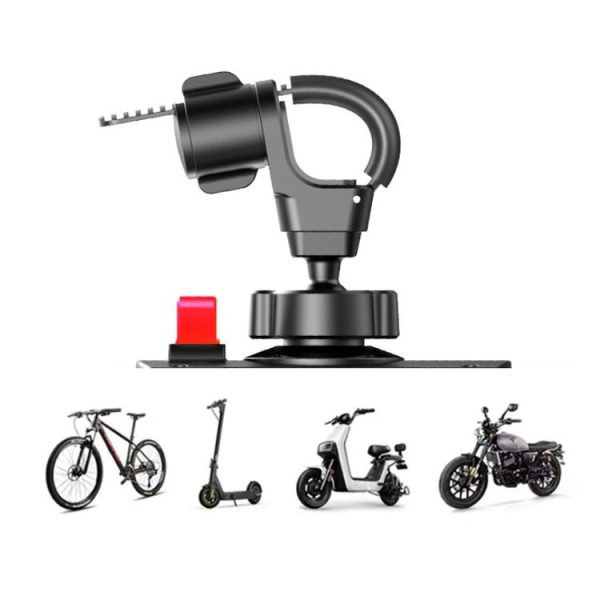 Bicycle Phone Holder Shockproof Handlebar For Fixing Shooting Equipment (Black) - Image 2