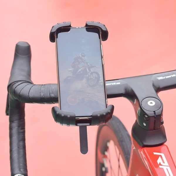 Bicycle Phone Holder Shockproof Handlebar For Fixing Shooting Equipment (Black) - Image 8