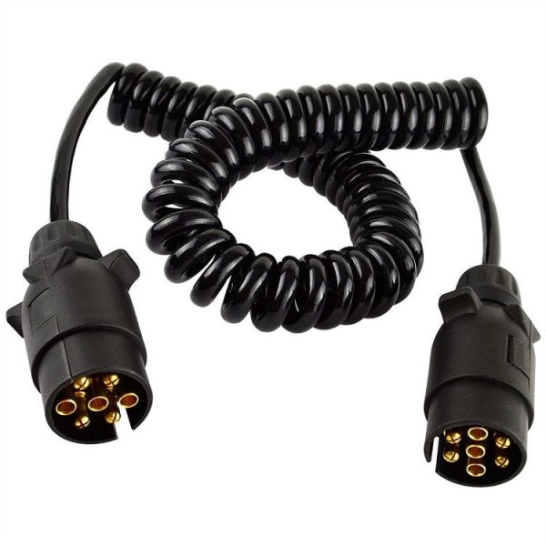 European 7 Pin 12 Volt Car Trailer Connector With Wire (1101) - Image 2