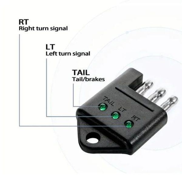 American Trailer Connector RV Yacht Power Plug Tester (4Pin) - Image 4