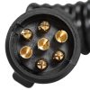 7 Core To 7 Pin Car Trailer Connector With 2m PU Spring Wire (1122) - Image 4