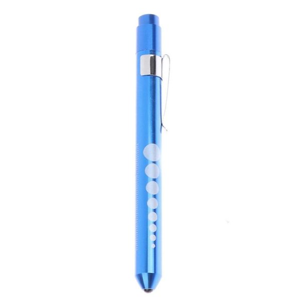 E-SMARTER Multifunctional Pen Flashlight Graduated LED Penlight, Color Random Delivery, Style: Convex Head White Light