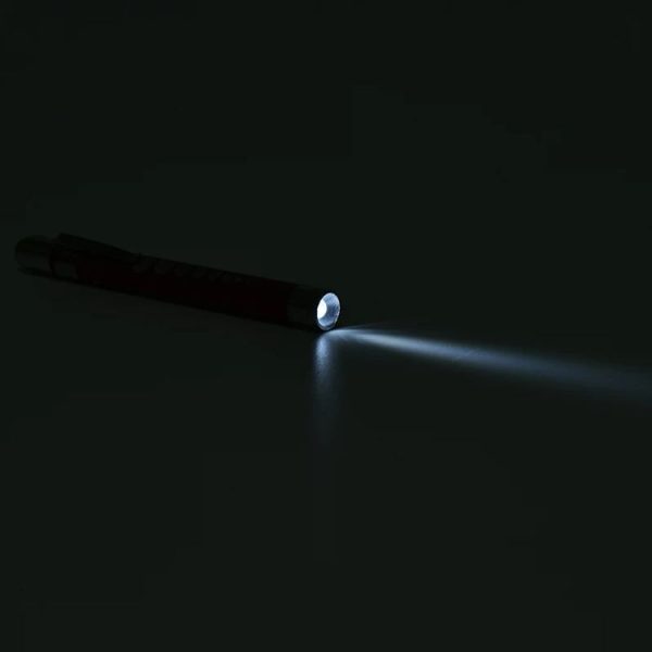 E-SMARTER Multifunctional Pen Flashlight Graduated LED Penlight, Color Random Delivery, Style: Convex Head White Light - Image 2