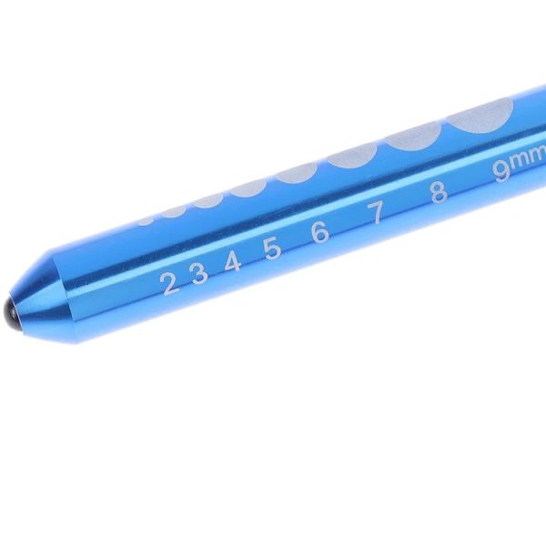 E-SMARTER Multifunctional Pen Flashlight Graduated LED Penlight, Color Random Delivery, Style: Convex Head White Light - Image 3