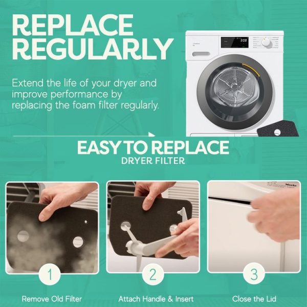 Miele T1 9164761 Heat Pump Tumble Dryer Filter Replacement - Image 5