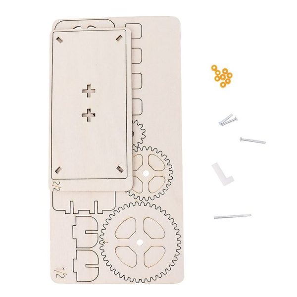 Gear Triple Action Physics Experiment Variable Speed Transmission Material Kit Kids Puzzle Toy - Image 2