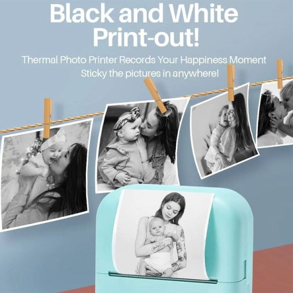 Phomemo M02X Inkless Pocket Printer Bluetooth Thermal Portable Sticker Maker Machine (White) - Image 4