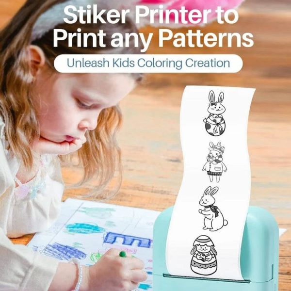 Phomemo M02X Inkless Pocket Printer Bluetooth Thermal Portable Sticker Maker Machine (White) - Image 7