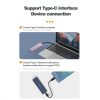 Blueendless M2815SN M.2 Dual Protocol Type-C 3.1 Mobile Hard Disk Box Laptop External SSD (Silver) - Image 13