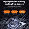 Blueendless M2815SN M.2 Dual Protocol Type-C 3.1 Mobile Hard Disk Box Laptop External SSD (Silver) - Image 5